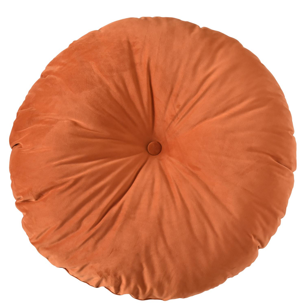 Sierkussen indoor Ø75cm London orange Tuinkussenshop nl