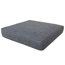 Loungekussen premium 60x60cm carré - Porto grey (waterafstotend)