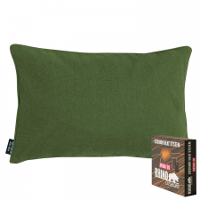 Warmtekussen sier 50x30cm - Canvas eco moss green (waterafstotend)