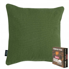 Warmtekussen sier 50x50cm - Canvas eco moss green (waterafstotend)